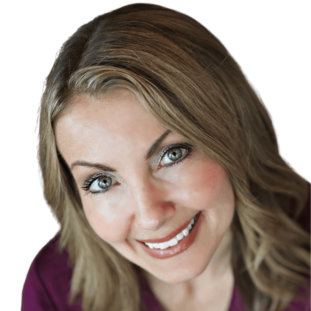 a close up of a woman