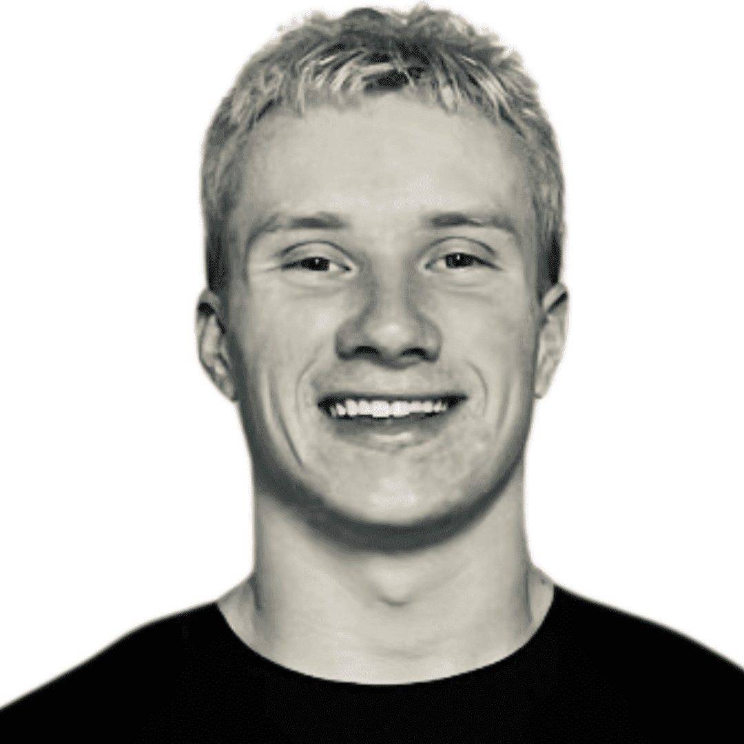 a man smiling for the camera