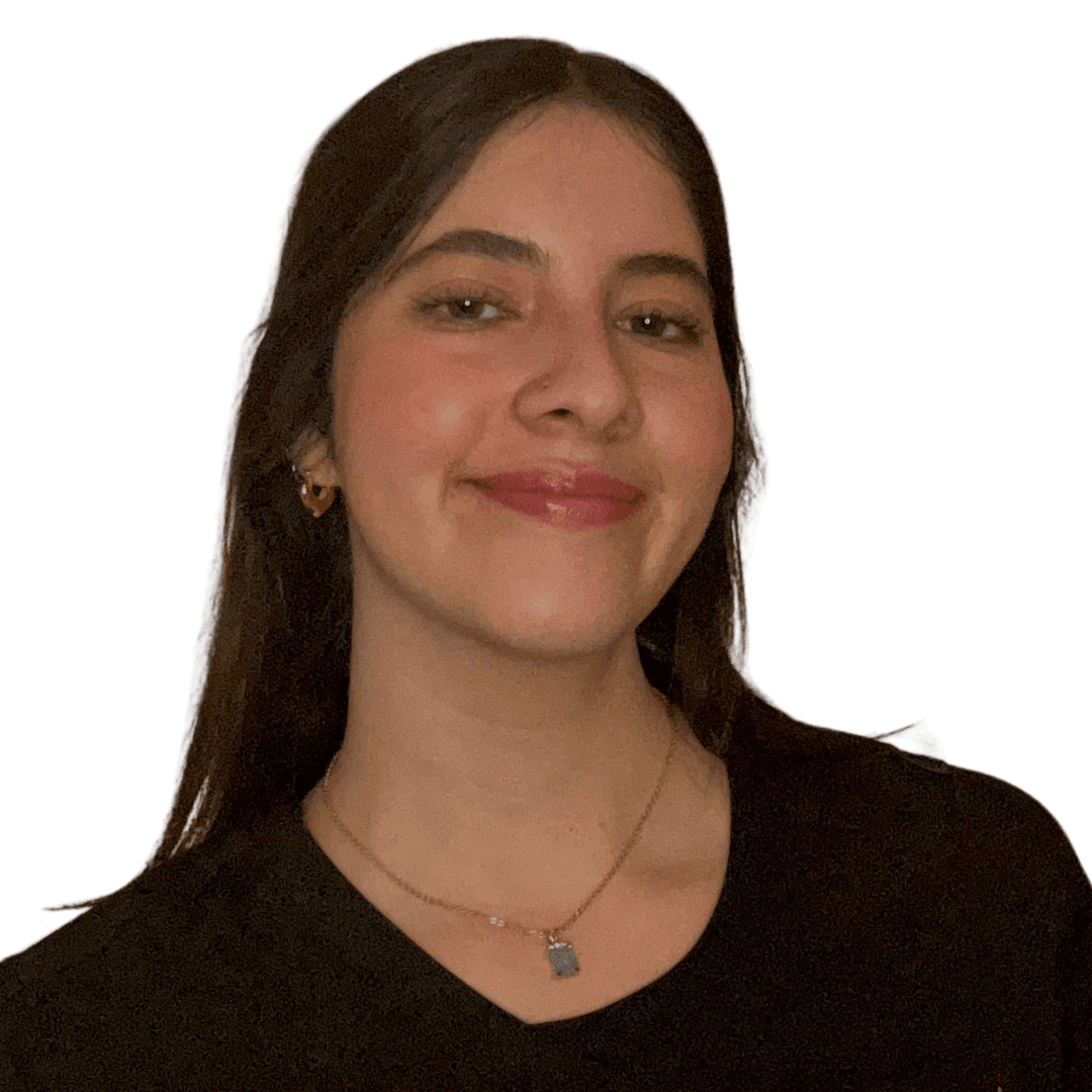 a woman smiling for the camera