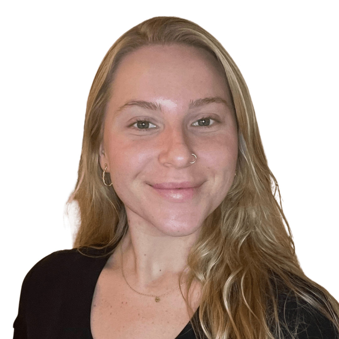 a woman smiling for the camera