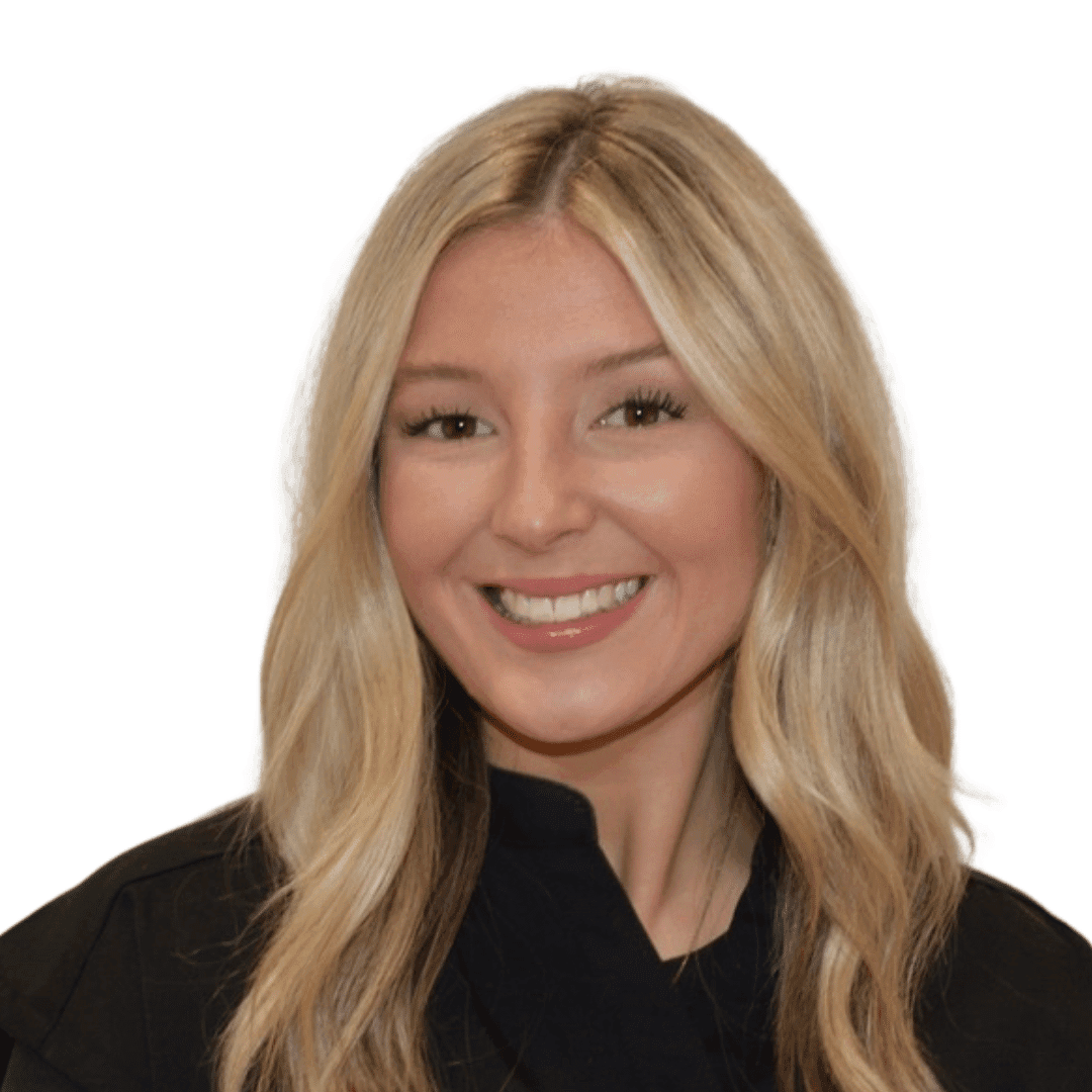 a woman smiling for the camera