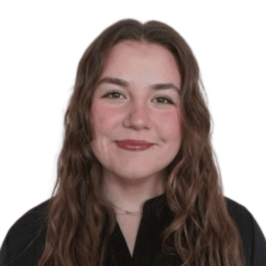 a person smiling for the camera